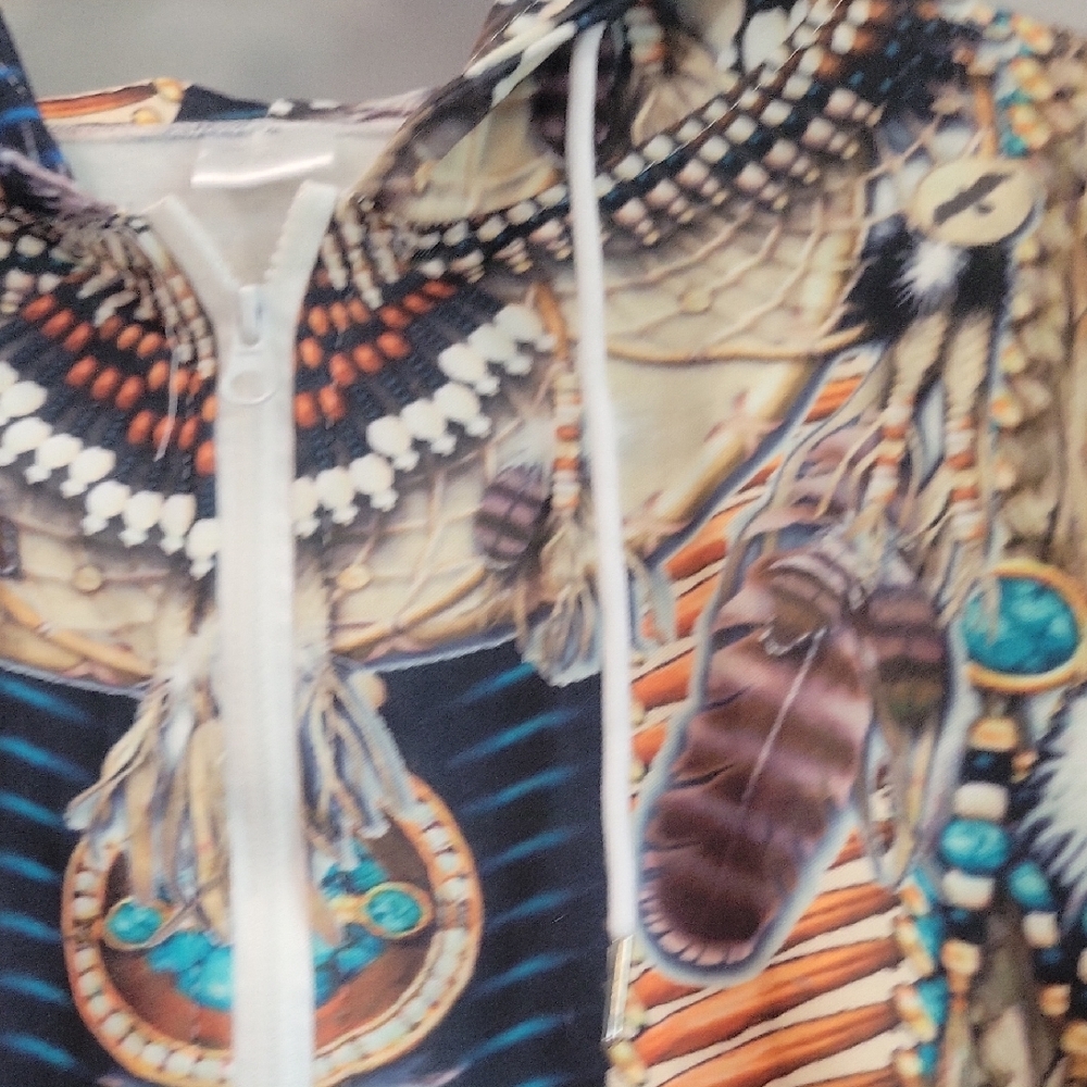 Feather Pattern Lightweight Jacket - Picture 9 of 14